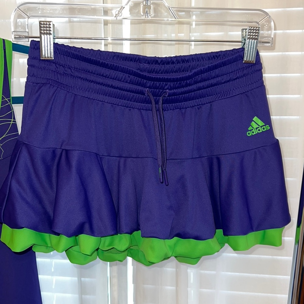 Adidas Adizero ruffle skirt